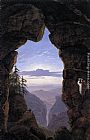 Karl Friedrich Schinkel The Gate in the Rocks painting
